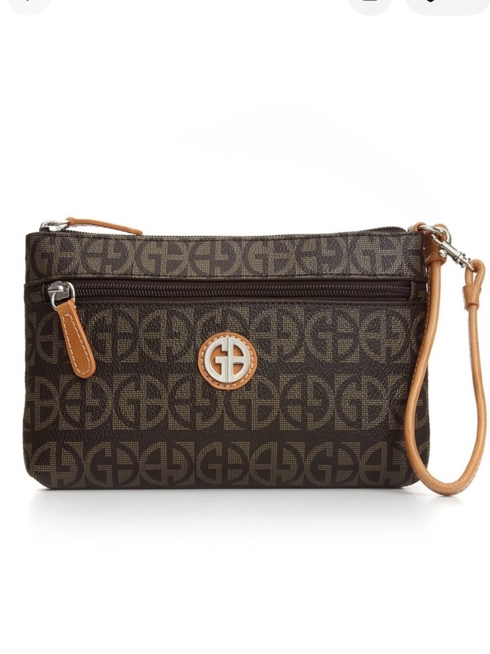 GIANNI BERNINI Block Signature
Wristlet, brown and black